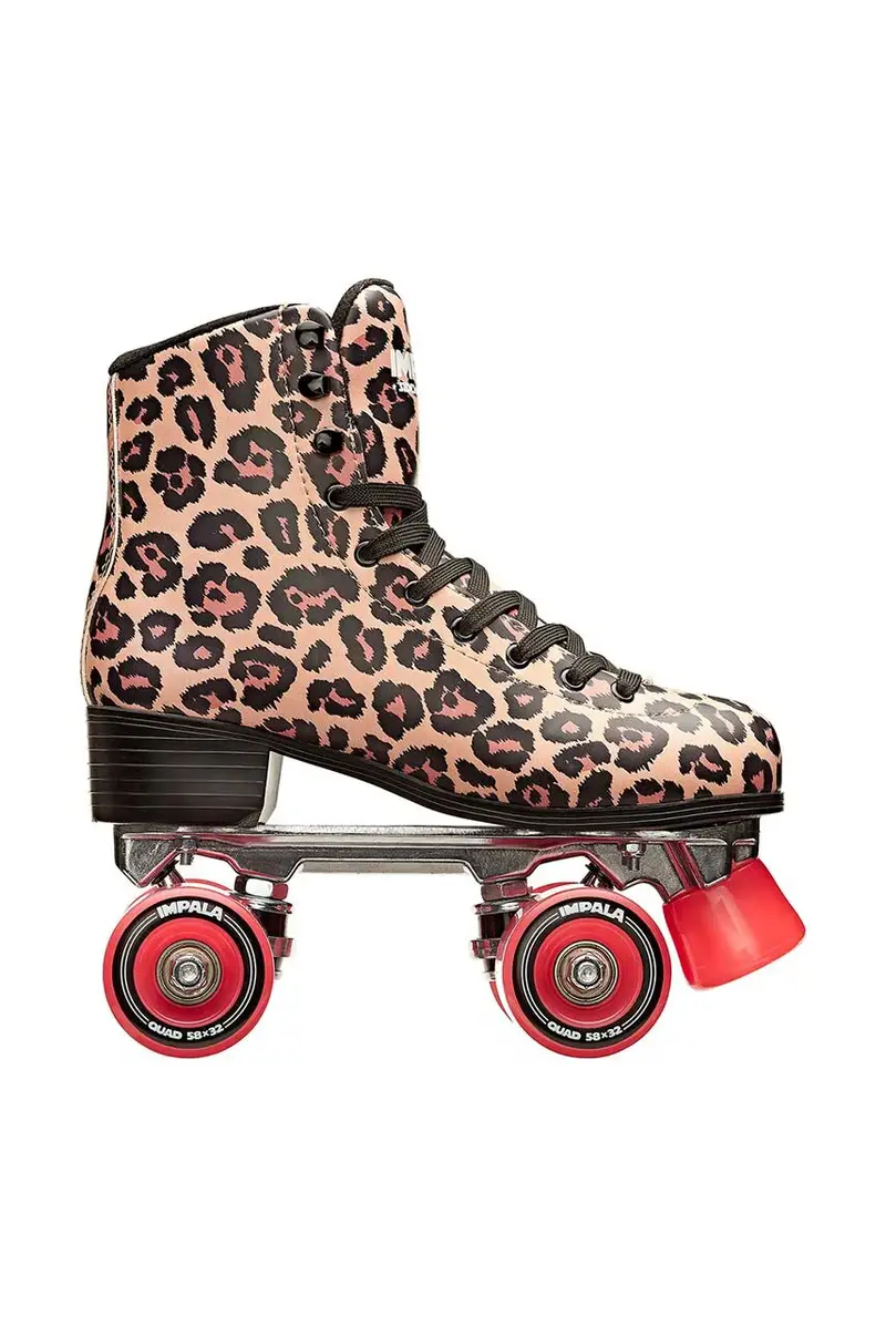 pattini a rotelle Quad Skate Leopard Multicolore