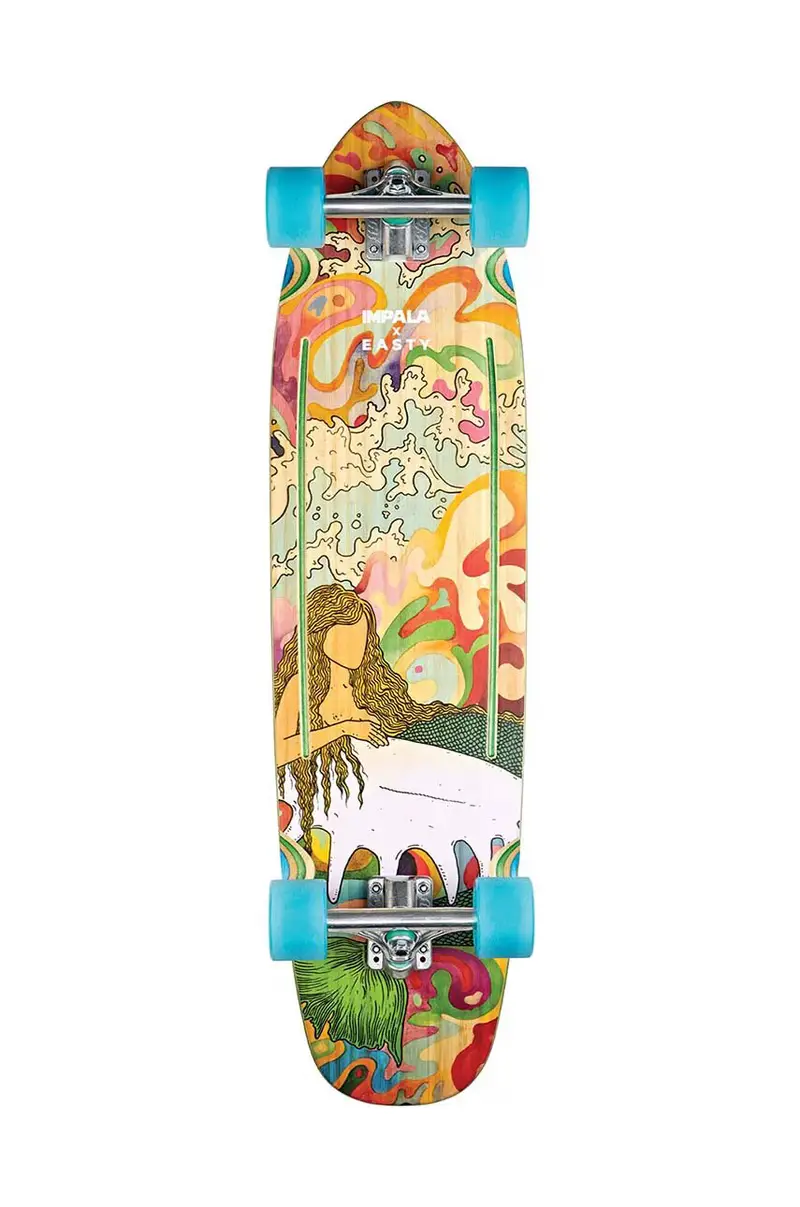 sketebord Jupiter Birdy Floral Multicolore