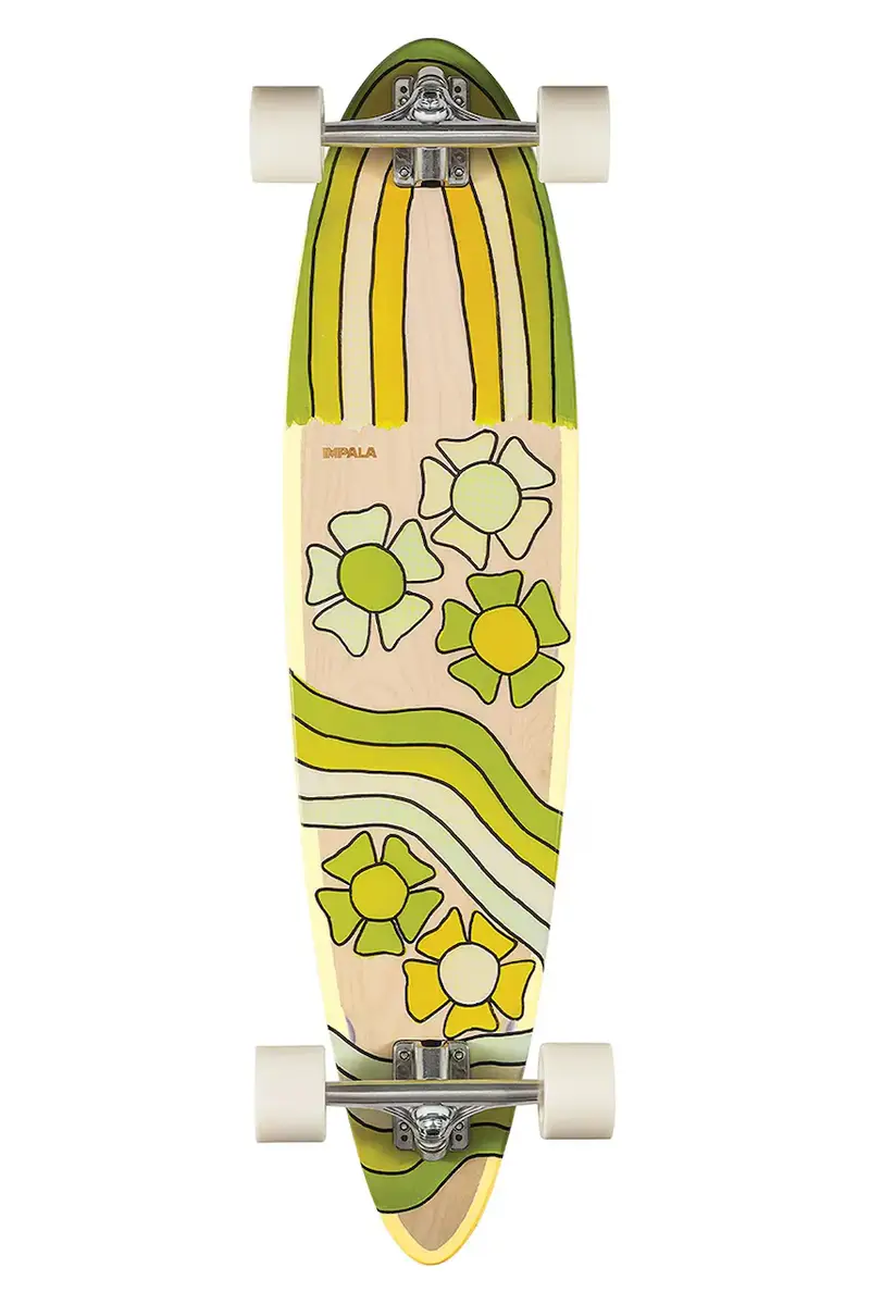 sketebord Jupiter Longboard - Birdy Floral Multicolore miniatura 4