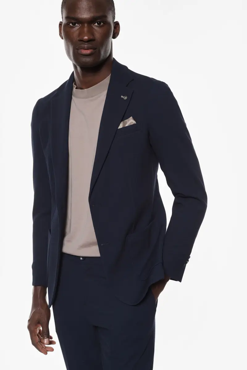 Imperial Blazer Blu 3566461 miniatura 2