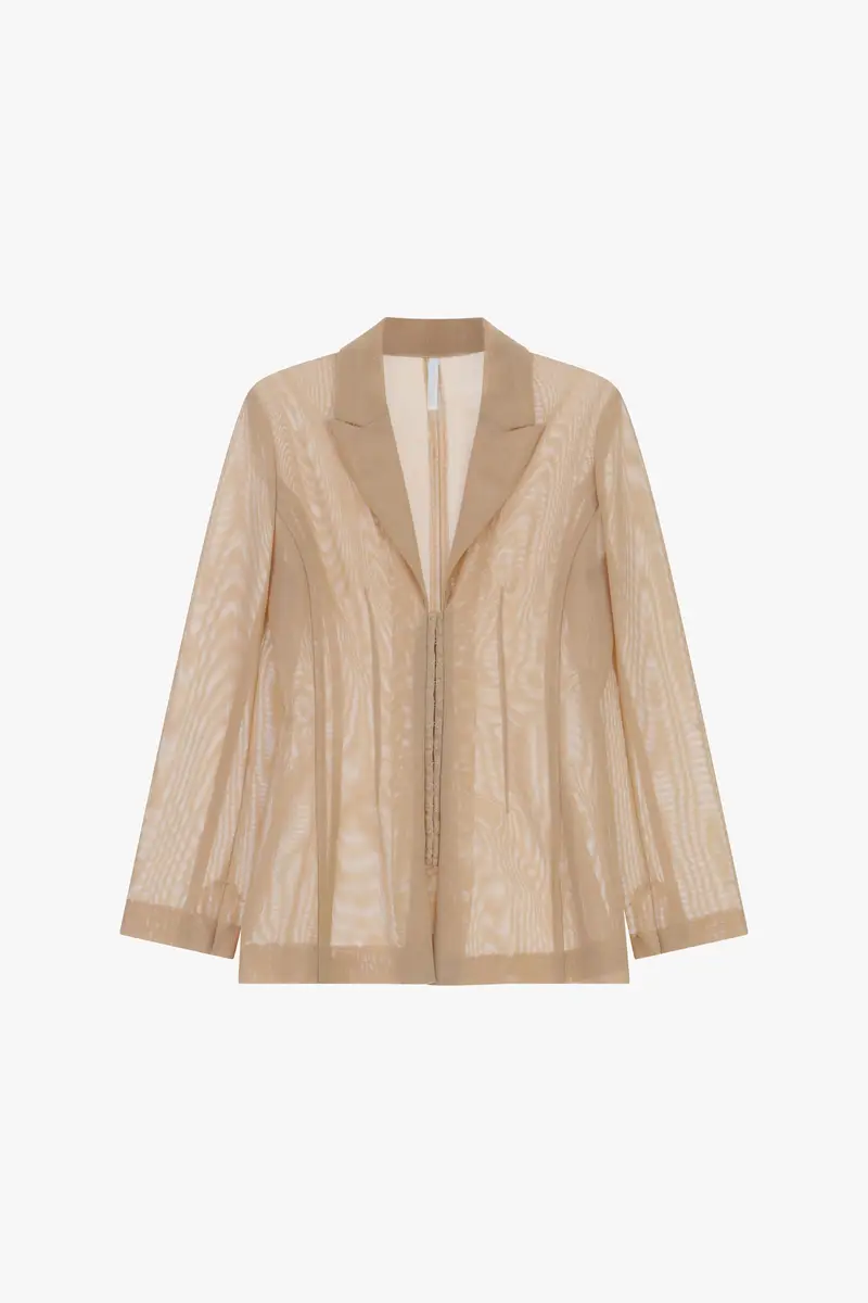 Blazer trasparente regular-fit con chiusura a bottoni Phard