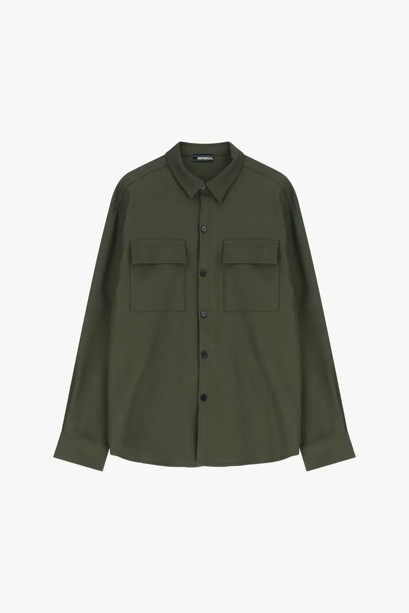 Camicia classica a maniche lunghe Militare