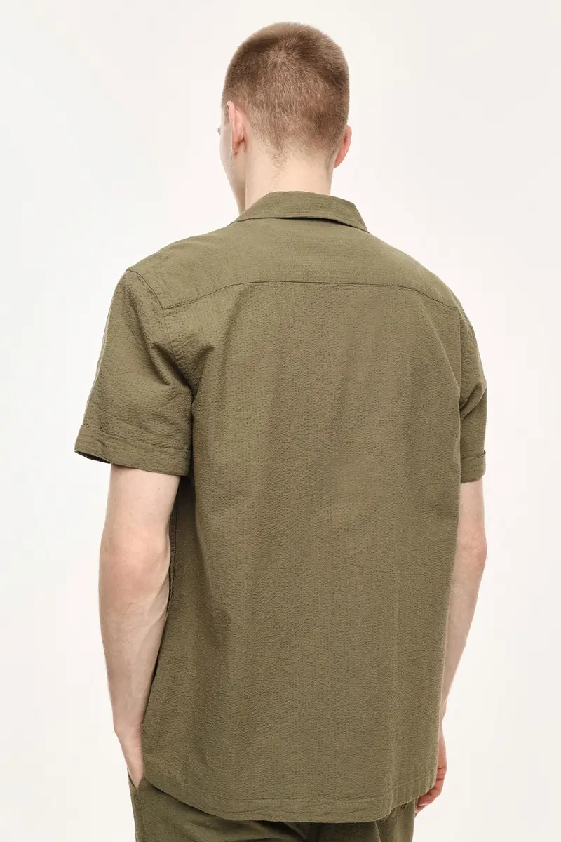 Camicia manica corta con colletto classico Army miniatura 3
