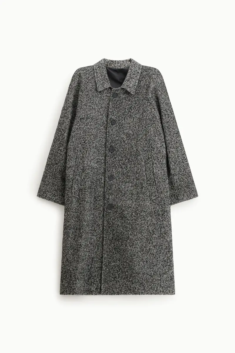 Cappotto lungo con bottoni Bianco