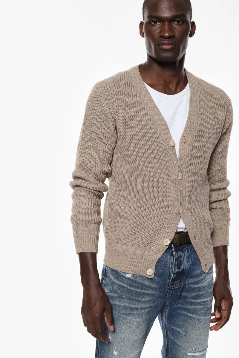 Imperial Cardigan Beige 3571083 miniatura 2