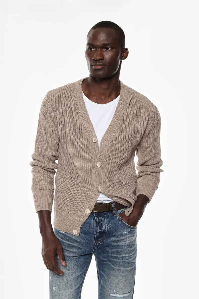 Imperial Cardigan Beige 3571083 miniatura 3