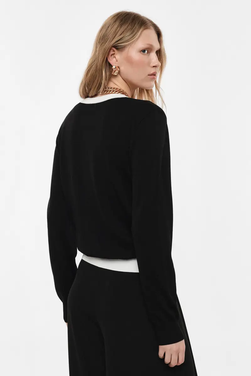 Imperial Cardigan Nero 4346156 miniatura 3