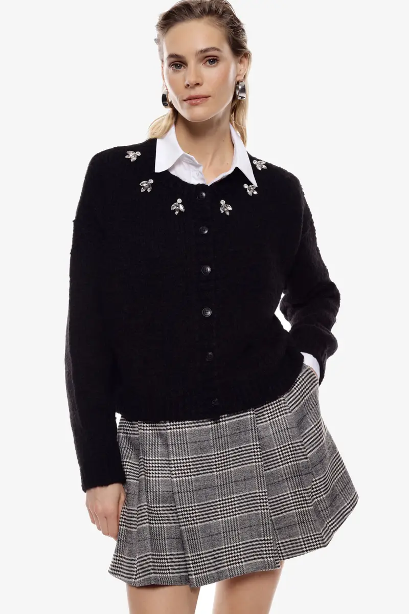 Imperial Cardigan Nero 4323023 miniatura 2