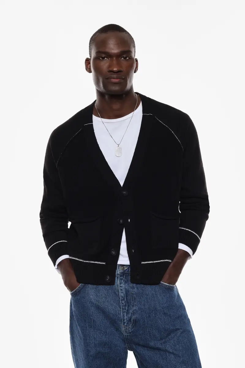 Imperial Cardigan Nero 4346160 miniatura 2