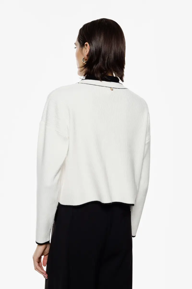 Imperial Cardigan Bianco 4283671 miniatura 3