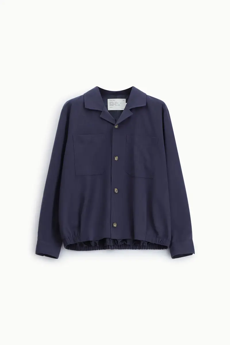 Giacca camicia regular-fit con tasche applicate Navy