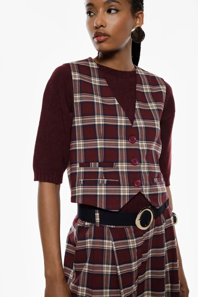 Imperial Gilet Bordeaux 4010496 miniatura 3