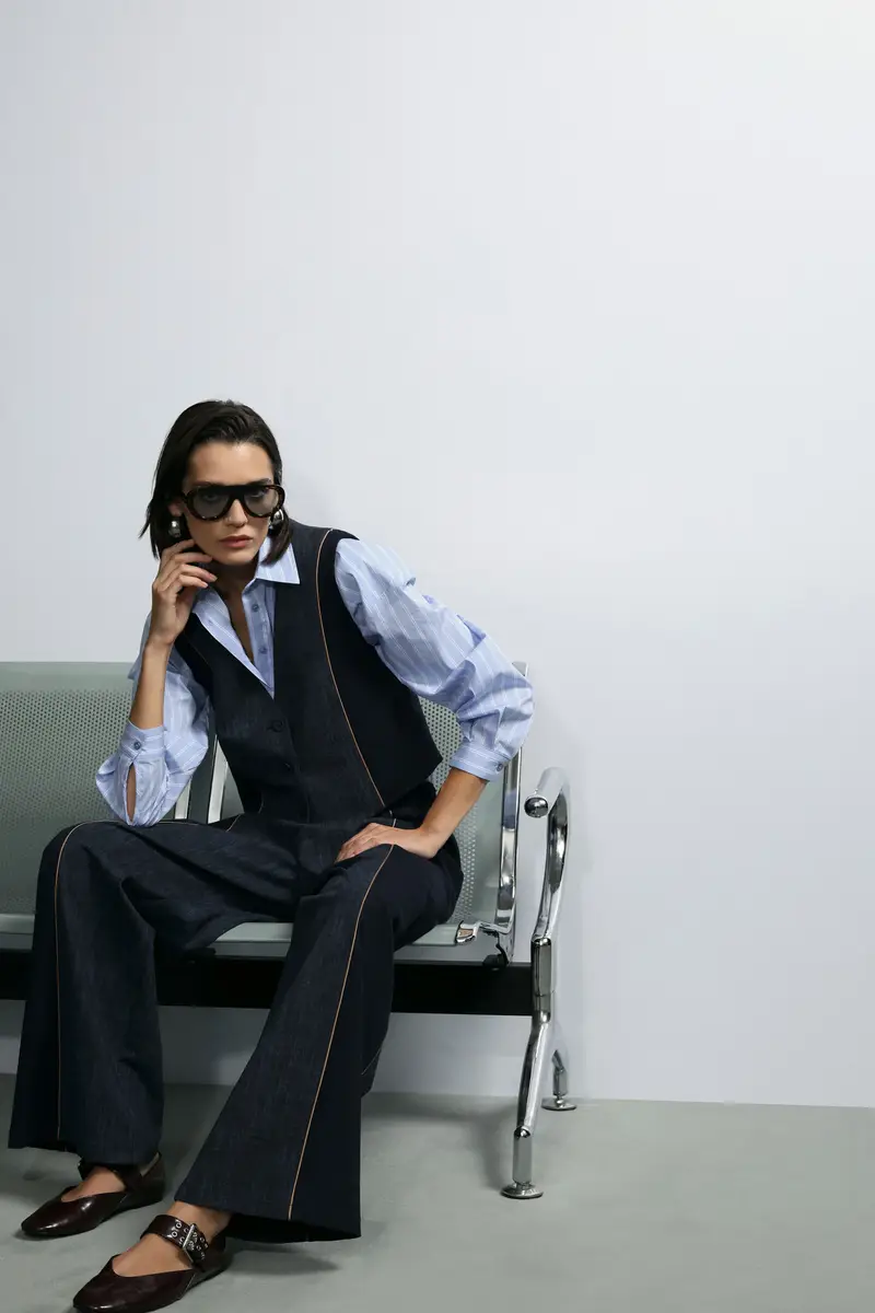 Imperial Gilet Blu 3570913 miniatura 2