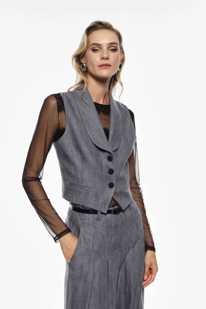 Imperial Gilet Grigio 3958711 miniatura 2