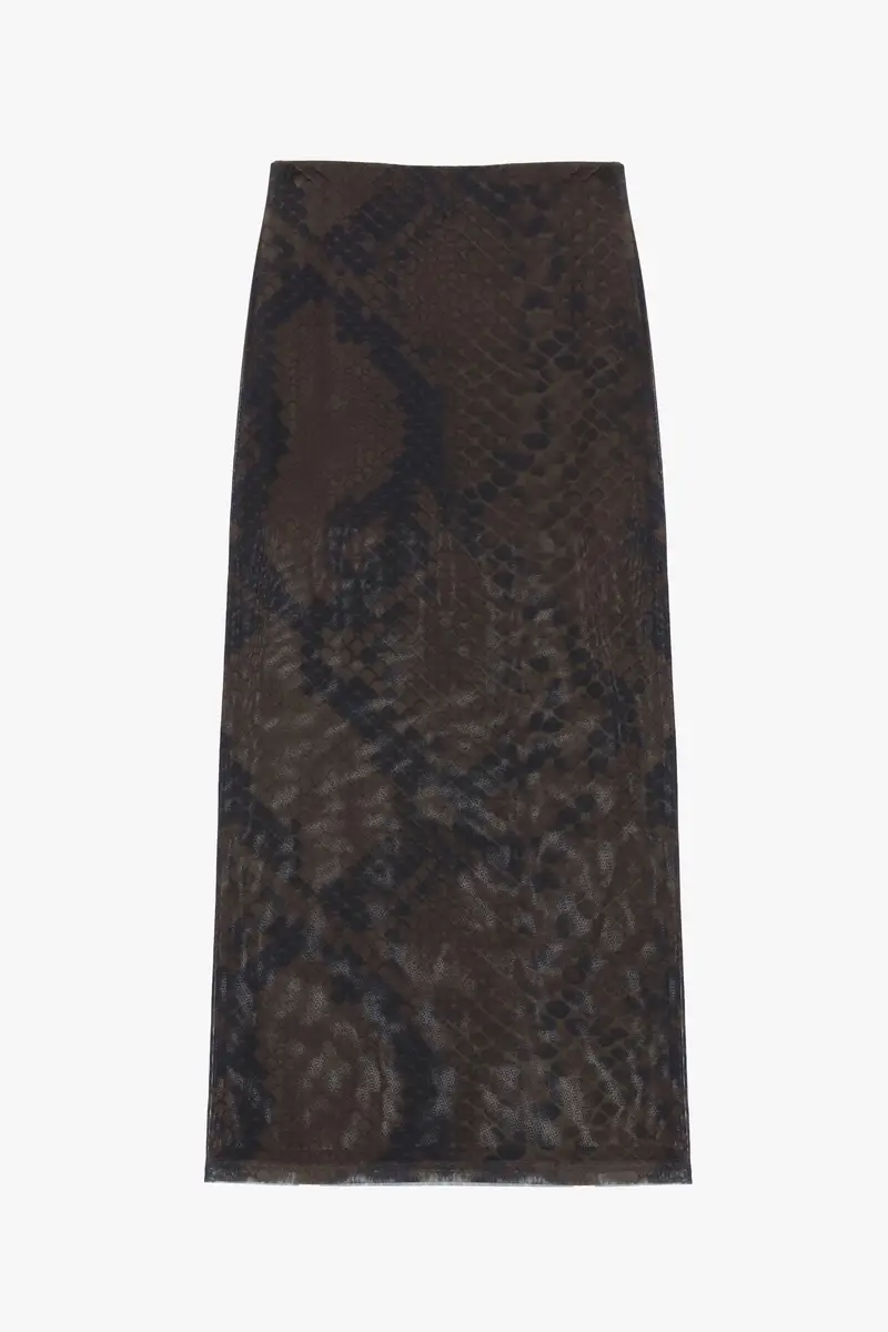 Gonna lunga fantasia effetto pitone Moro