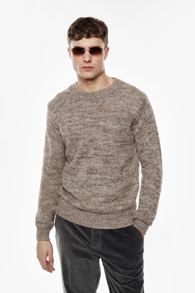 Maglione girocollo classico a maniche lunghe Kaky miniatura 2