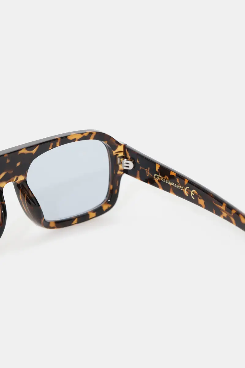 OS SUNGLASSES - Occhiali da sole con montatura squadrata Tartarugato miniatura 3