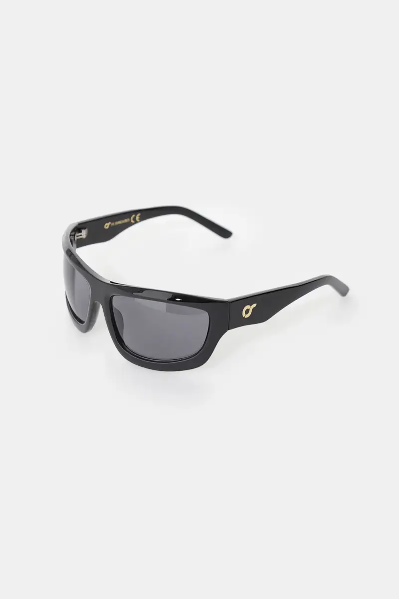 OS SUNGLASSES - Occhiali da sole rettangolari lente chiara Nero miniatura 2