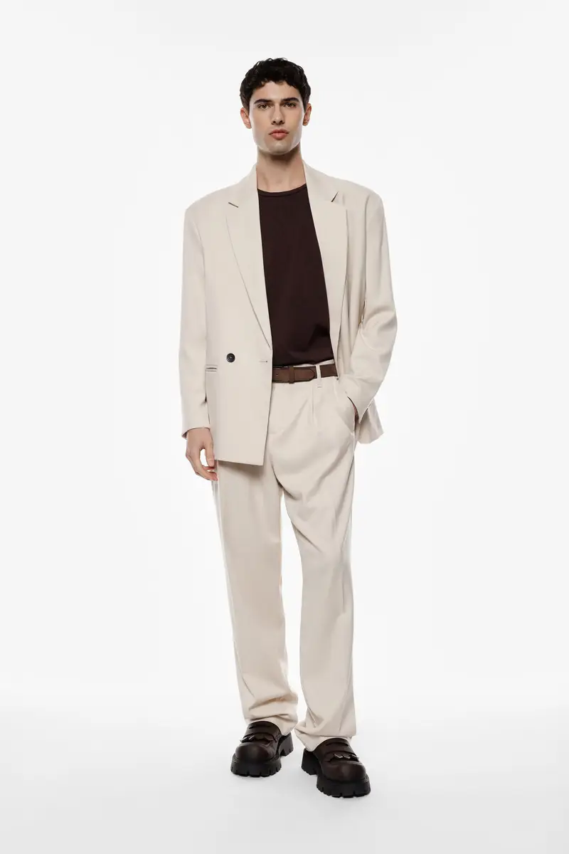 Pantaloni a gamba dritta classici Lana miniatura 2