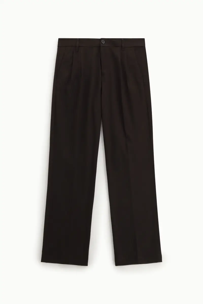 Pantaloni a gamba dritta classici Moro