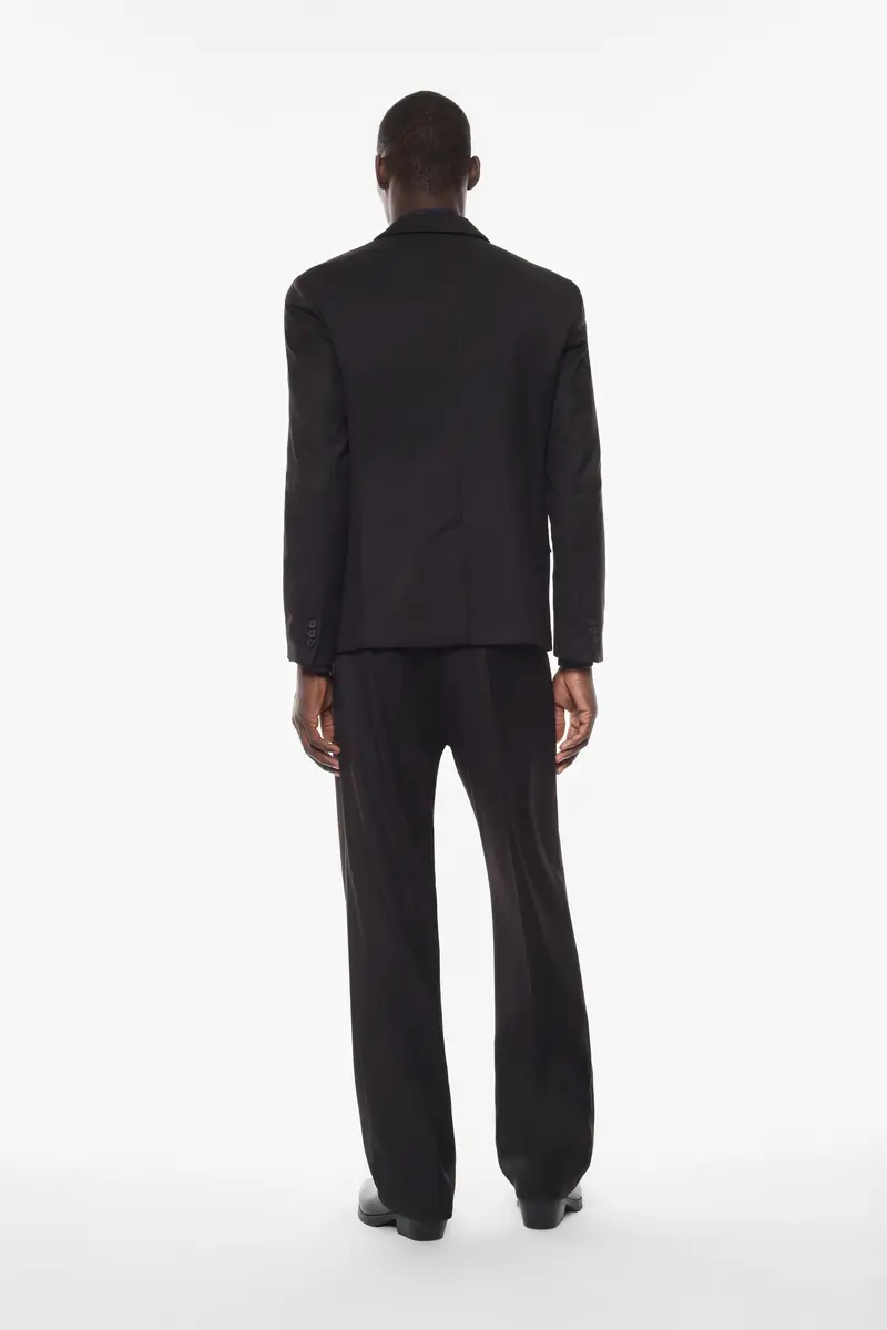 Pantaloni a gamba dritta classici Nero miniatura 3