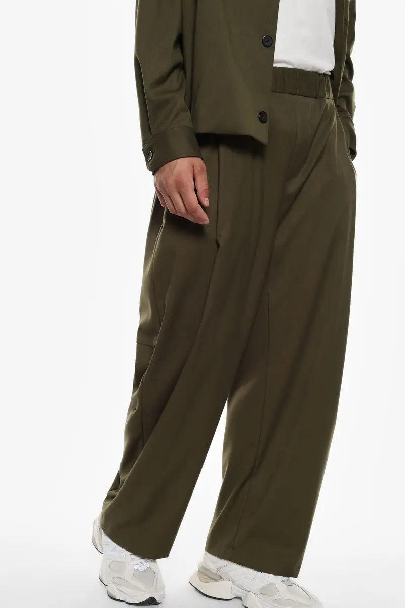 Pantaloni baggy-fit con tasche laterali Army miniatura 4