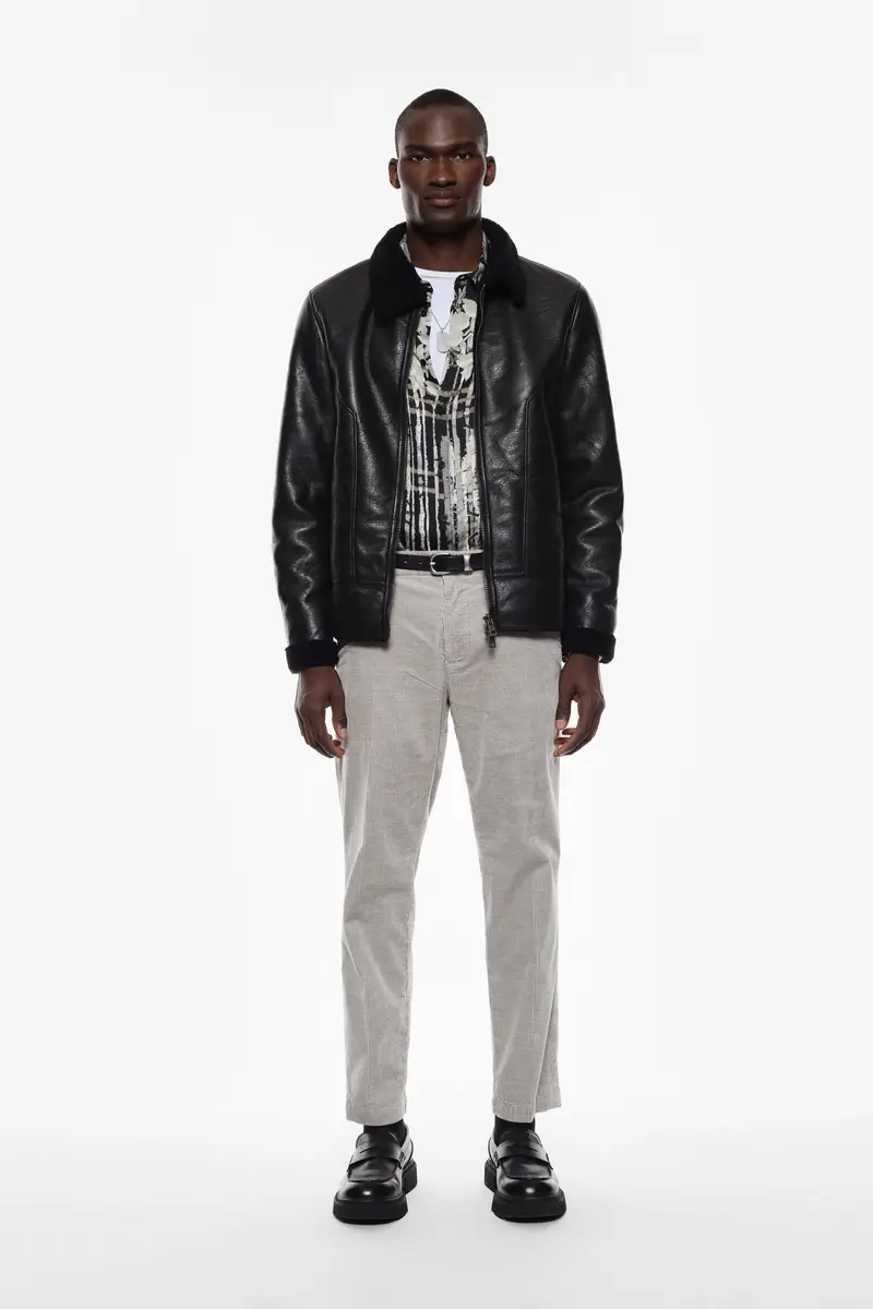 Pantaloni chino a righe sottili Ice miniatura 2