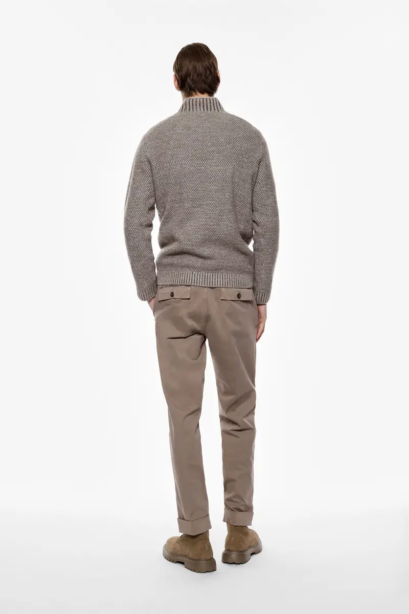 Pantaloni chino con tasche Fango miniatura 3