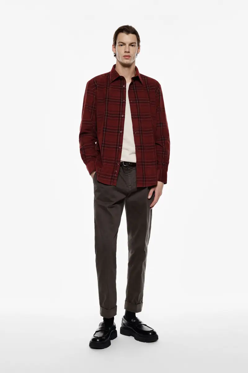 Pantaloni chino con tasche Militare miniatura 2