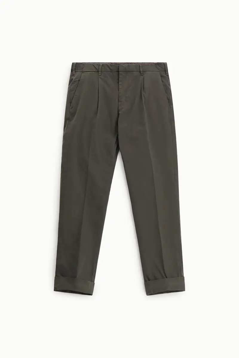 Pantaloni chino con tasche Militare