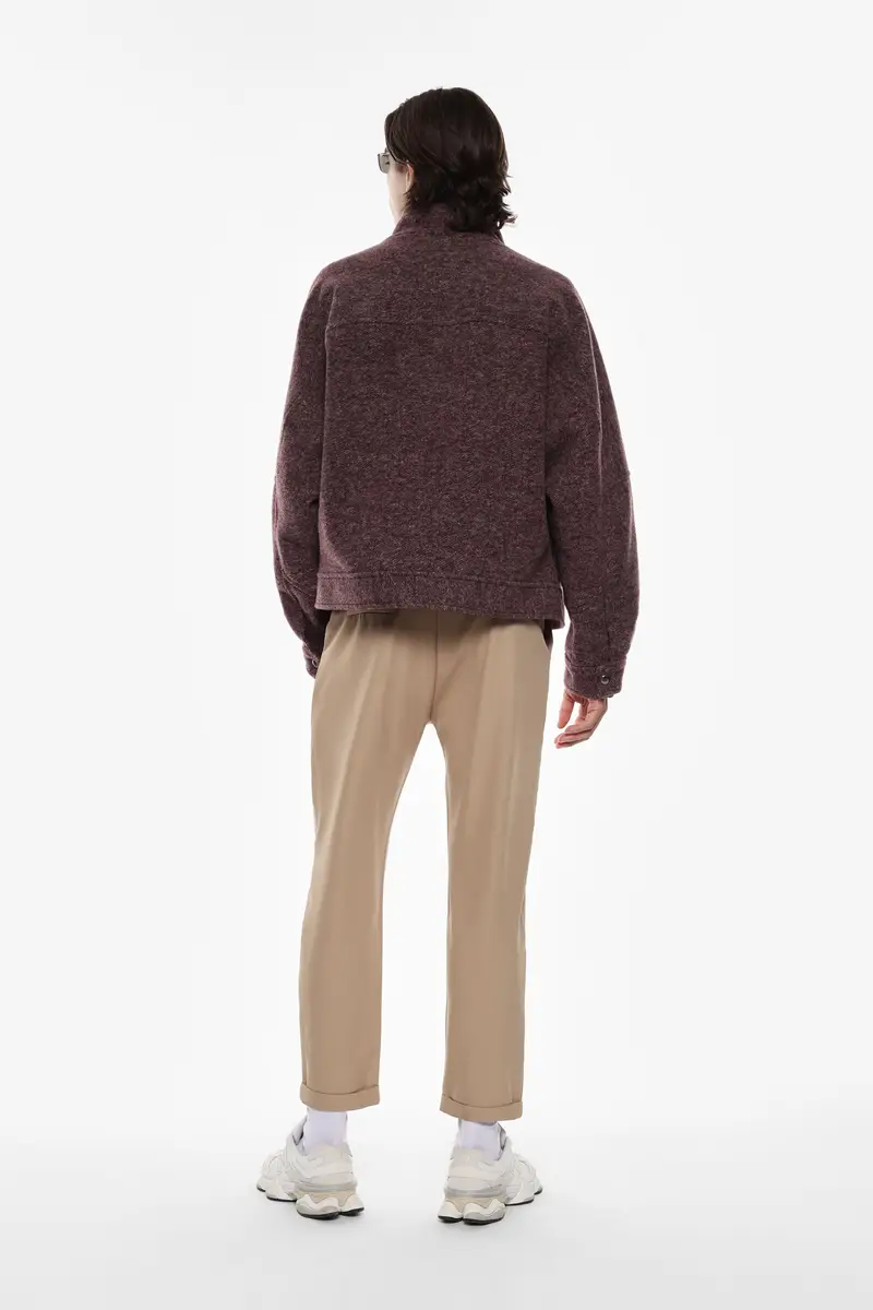 Pantaloni chino fit color unico Cammello miniatura 2