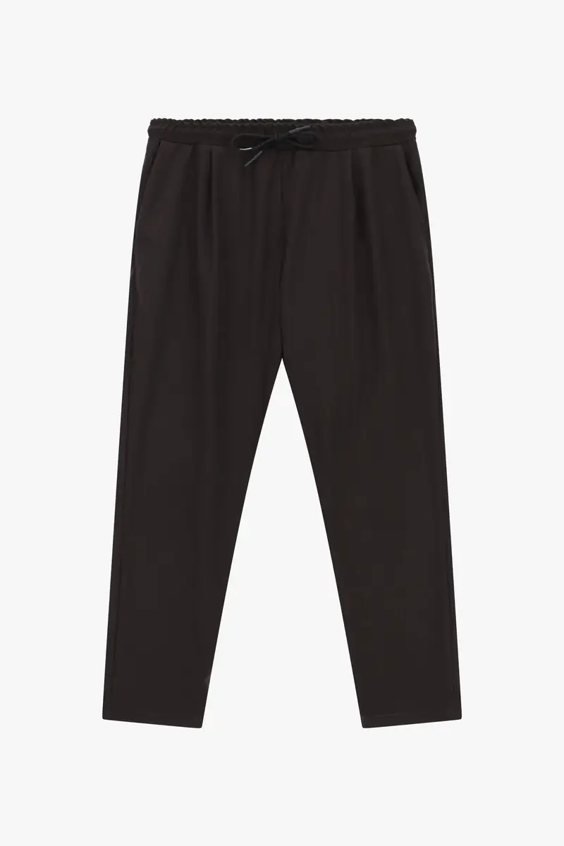 Pantaloni jogger con coulisse elegante Moro