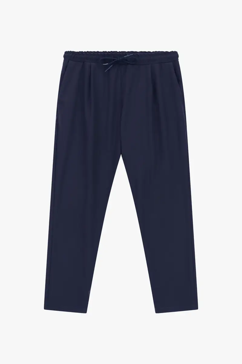 Pantaloni jogger con coulisse elegante Navy