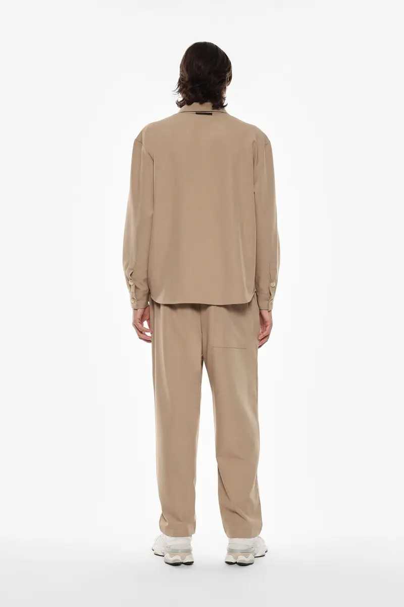 Pantaloni jogging vestibilità quotidiana Cammello miniatura 2