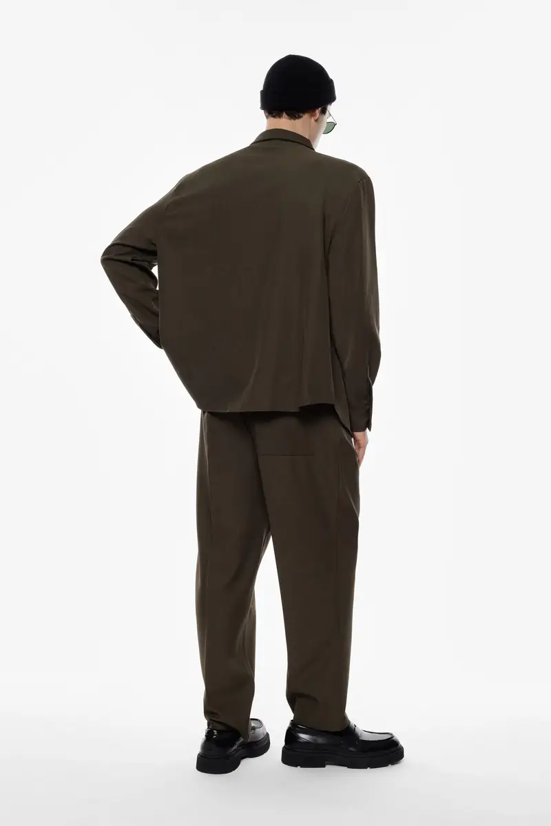 Pantaloni jogging vestibilità quotidiana Militare miniatura 3