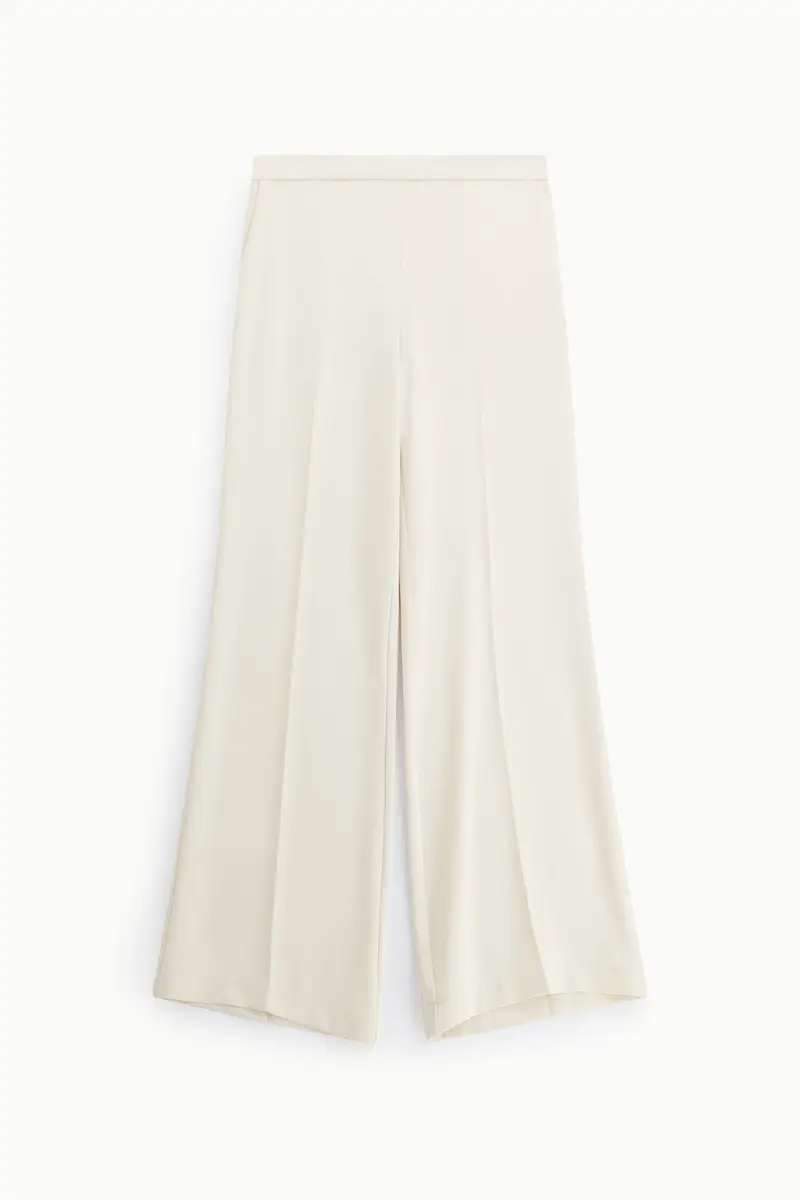 Pantaloni palazzo a vita alta con gamba ampia Zinco