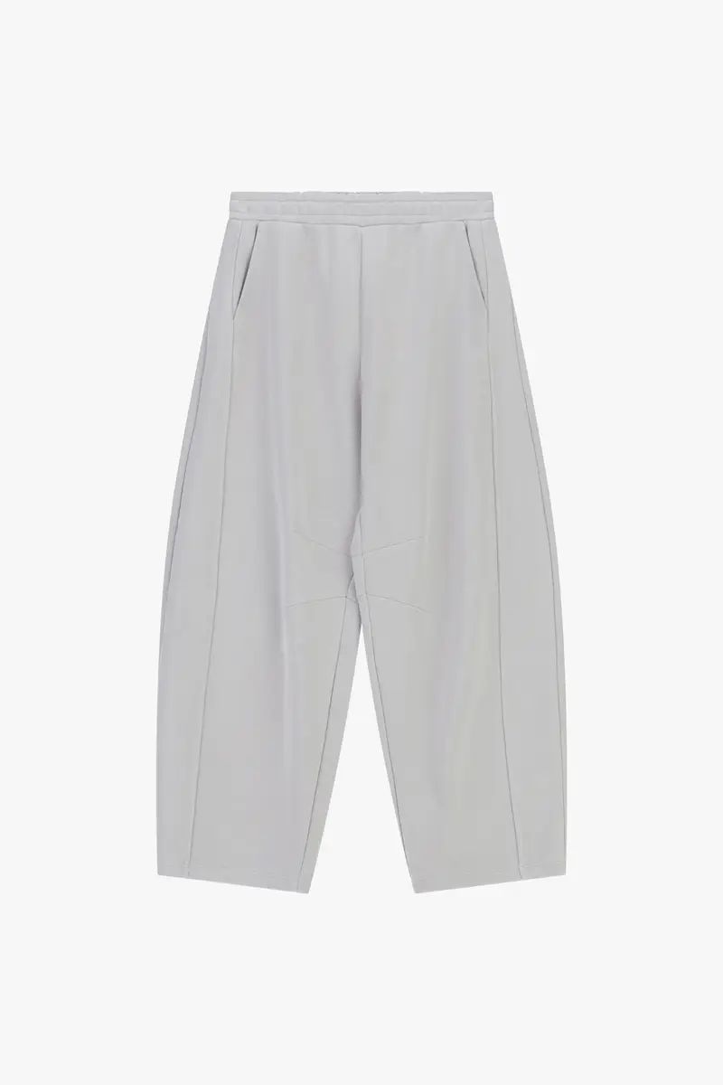 Pantaloni palazzo fit ampio vita alta Taupe