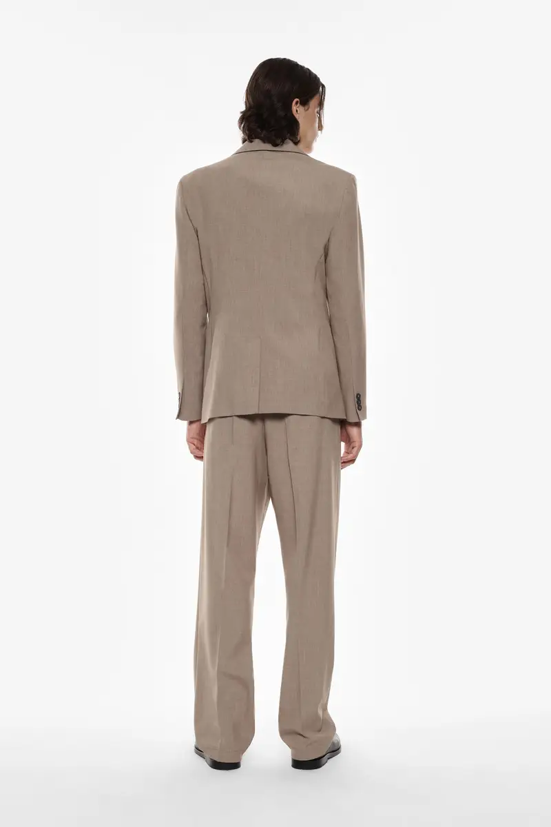 Pantaloni regular-fit a vita media Camel miniatura 3