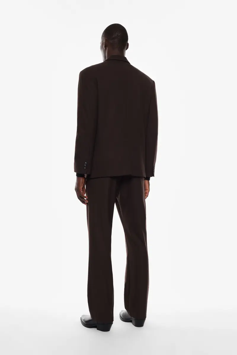 Pantaloni regular-fit colore unito Moro miniatura 3