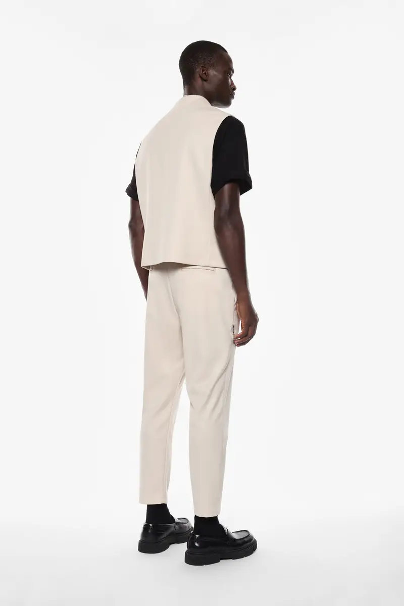 Pantaloni regular-fit con catena Lana miniatura 3