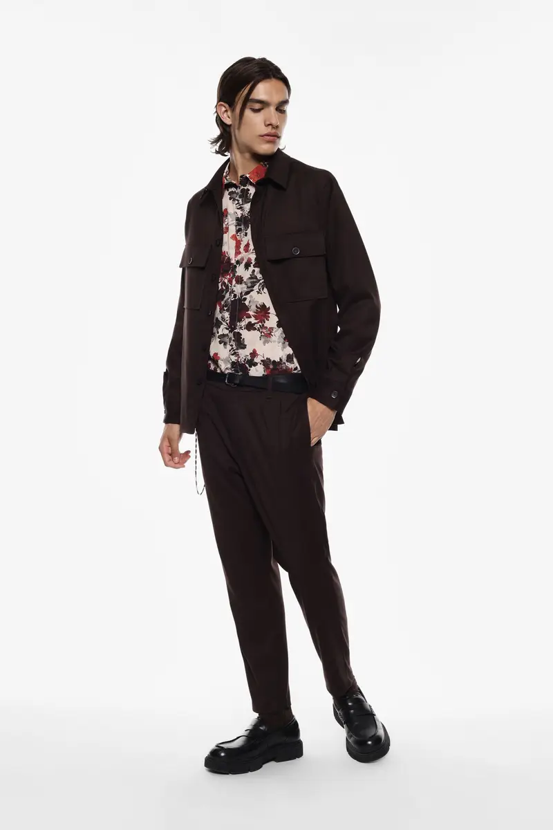 Pantaloni regular-fit con catena Moro miniatura 2