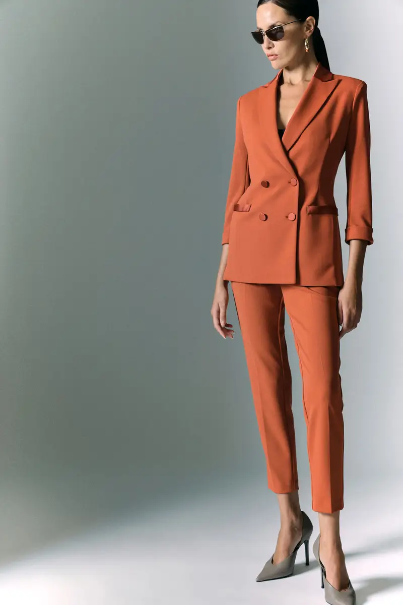 Pantaloni sartoriali a sigaretta Zucca miniatura 2