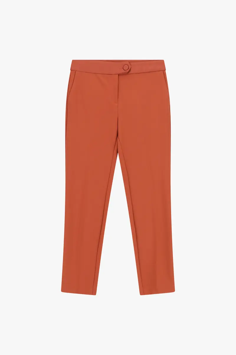 Pantaloni sartoriali a sigaretta Zucca