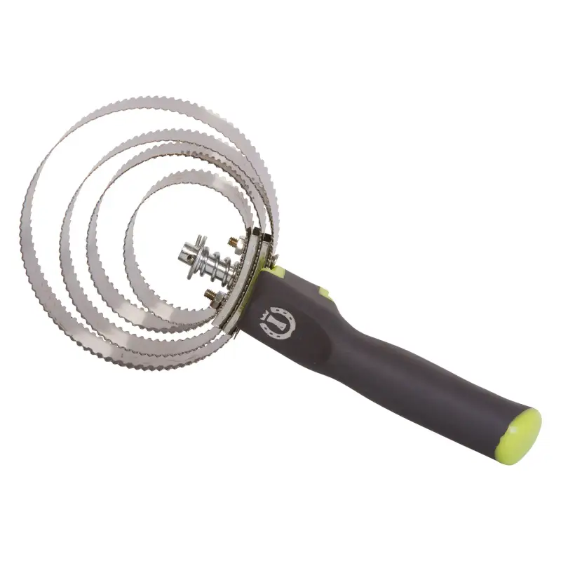 Cardatore rotondo in metallo per cavalli Imperial Riding