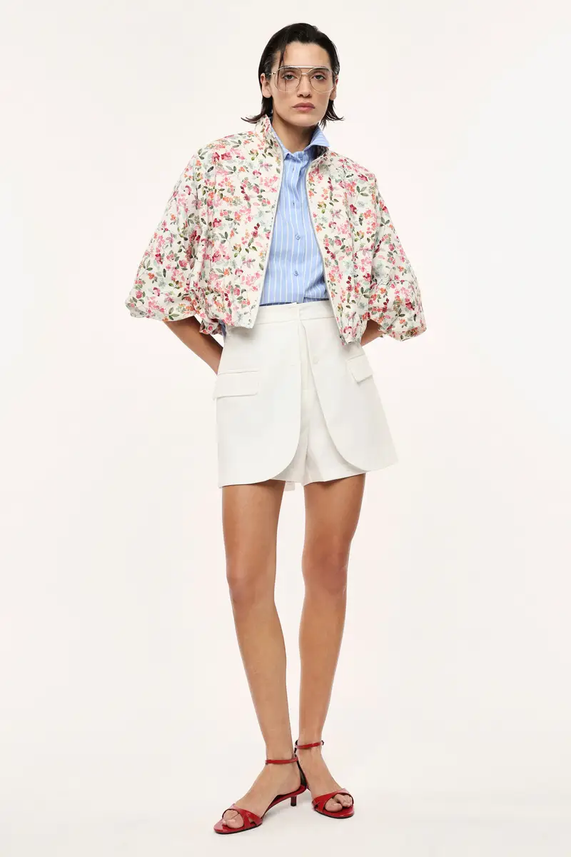 Skorts con tasche frontali e chiusura multipla Milk miniatura 2