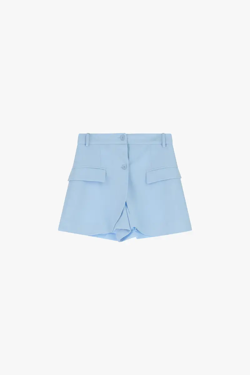 Skorts con tasche frontali e chiusura multipla Sky