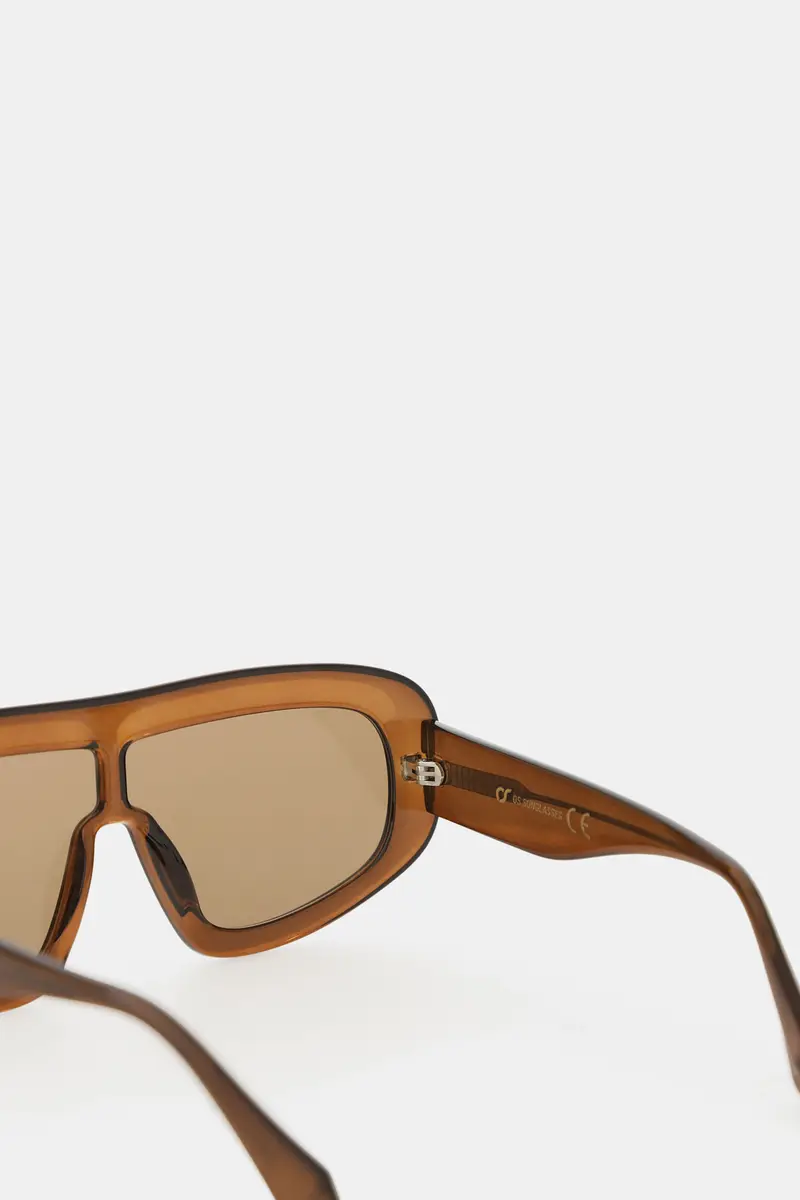 Sunglasses con lenti ampie e montatura Mocha miniatura 2