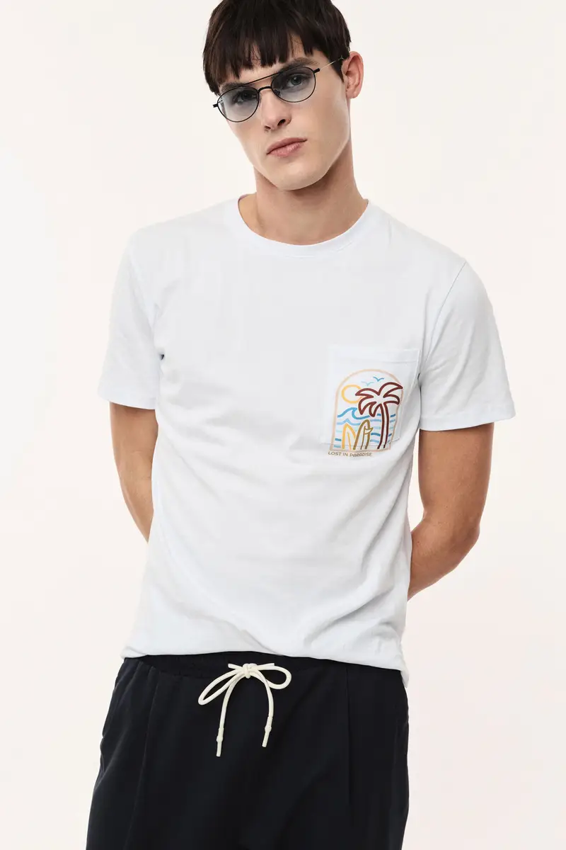 Imperial T-shirt Bianco 4267640 miniatura 2