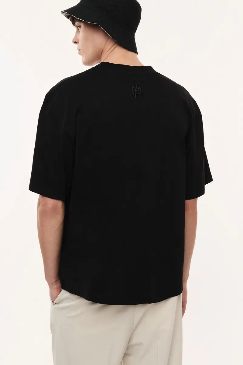 Imperial T-shirt Nero 4245912 miniatura 3