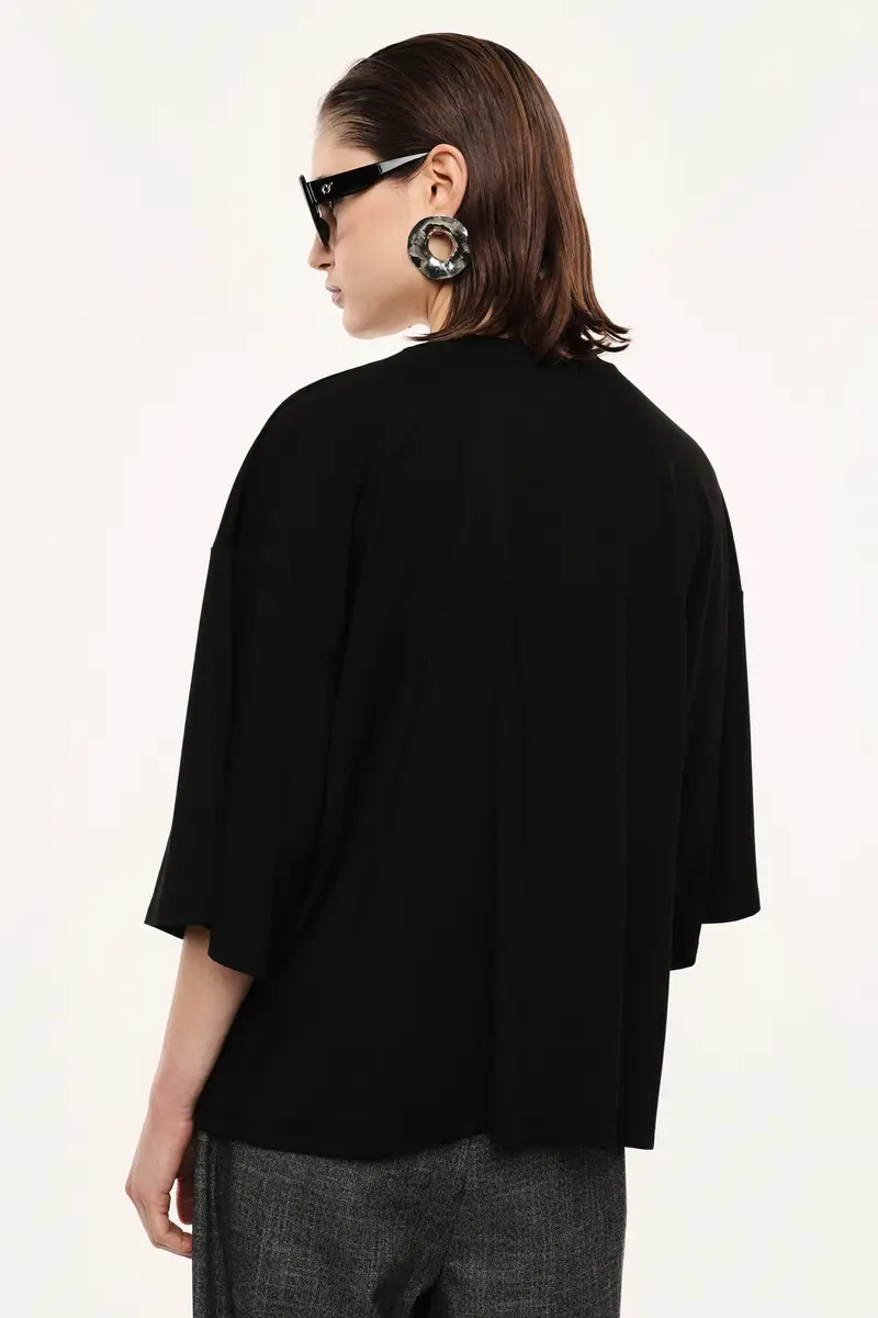 Imperial T-shirt Nero 4216866 miniatura 3